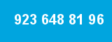 923 648 81 96 923 648 81 96